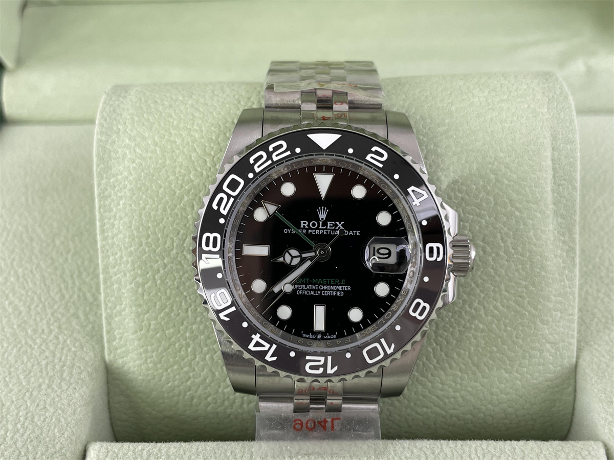 Rolex GMT-Master 2 Black Grey circle watch (43 mm)