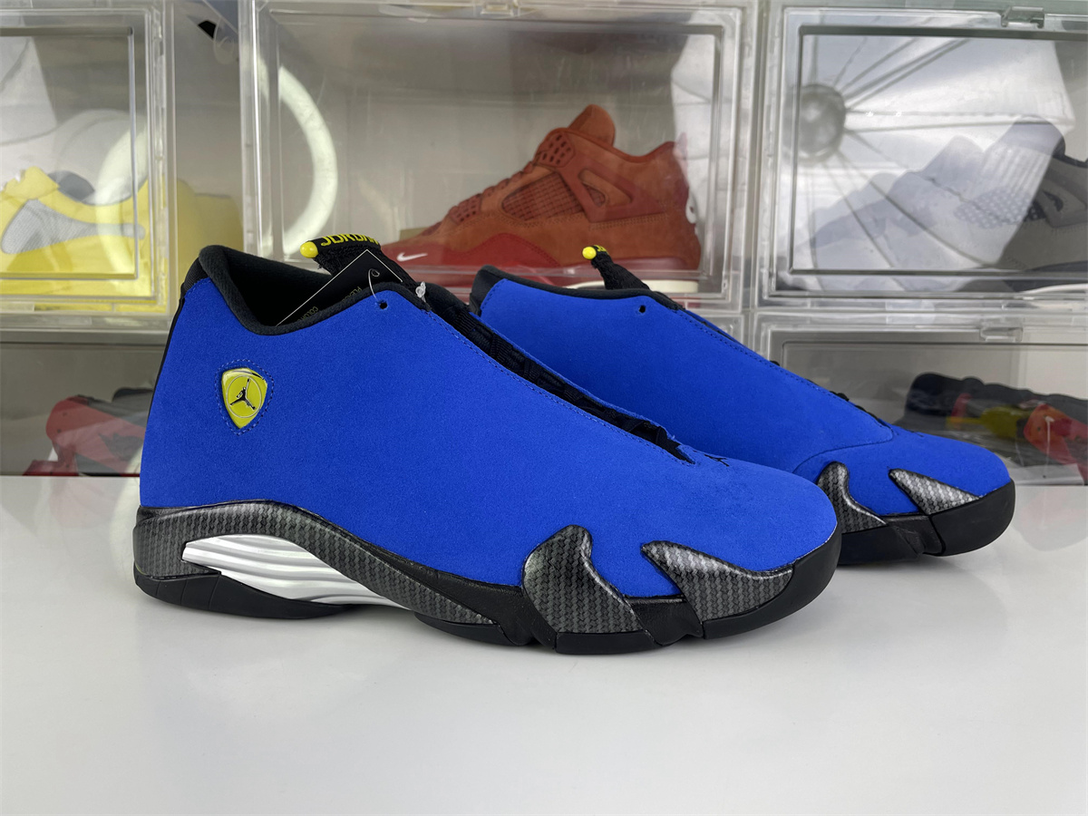 GOAT level Air Jordan 14 'Ferrari' Royal Blue