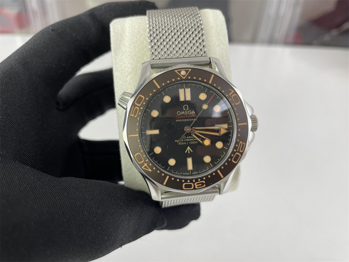OMEGA SeaMaster 300m Depth Brown Color Watch, 42mm