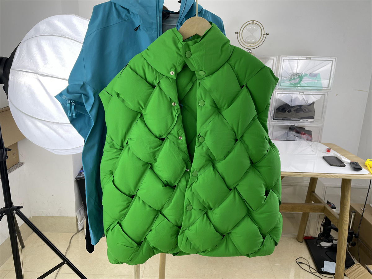 Bottega Veneta Green Winter Coat / Vest