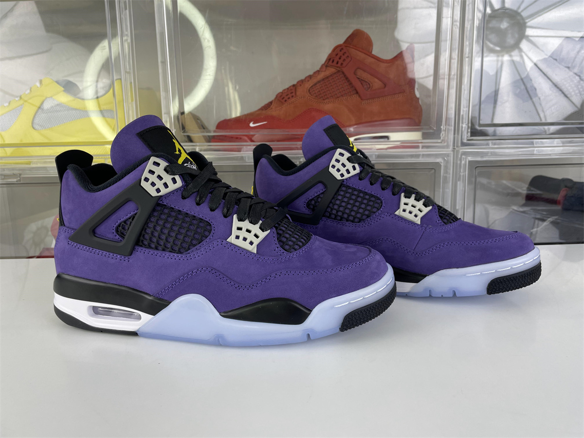 GOAT Air Jordan 4 Retro “Imperial Purple” Laker