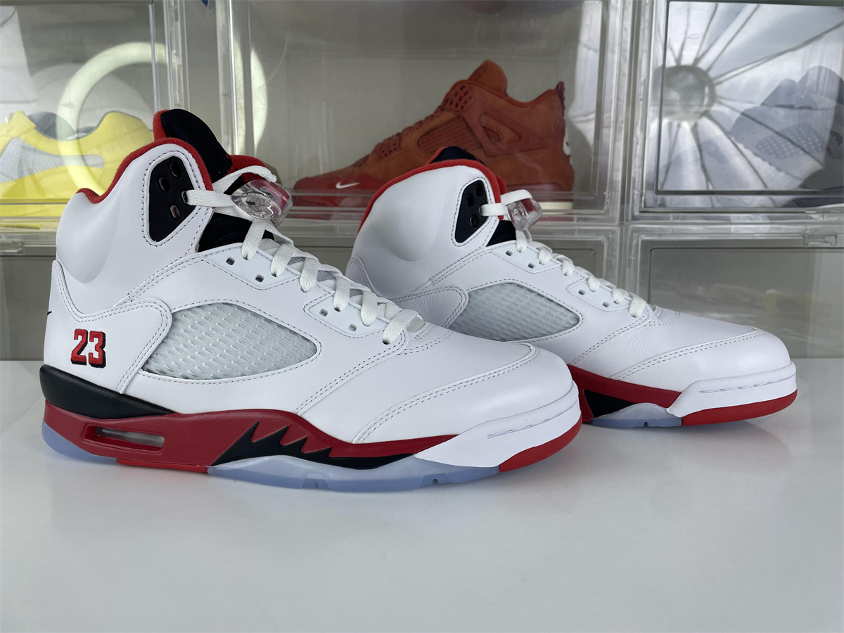 GOAT level Air Jordan 5 Fire Red “Black Tongue”