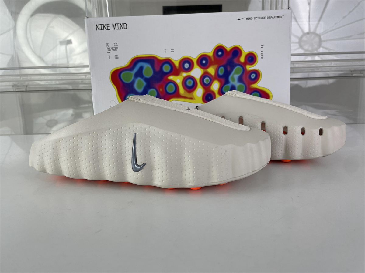 Nike Mind 001 Slipper Cream White color, (EU36-46)