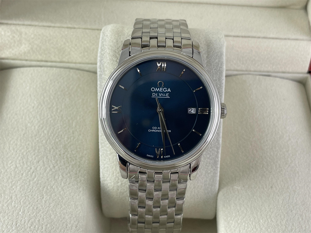 OMEGA De Ville Blue Silver Automachine watch, 40mm