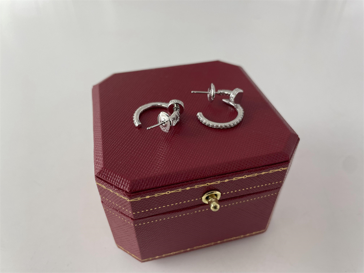 Cartier Silver Zircon stone ear Ring