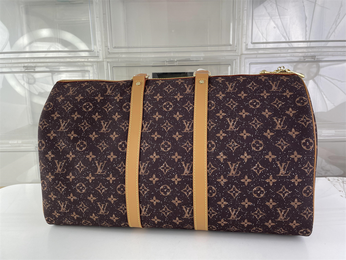 LV Louis Vuitton Keepall 50 Monogram Crystals Travelling bag, (50 x 29 x 23 cm)