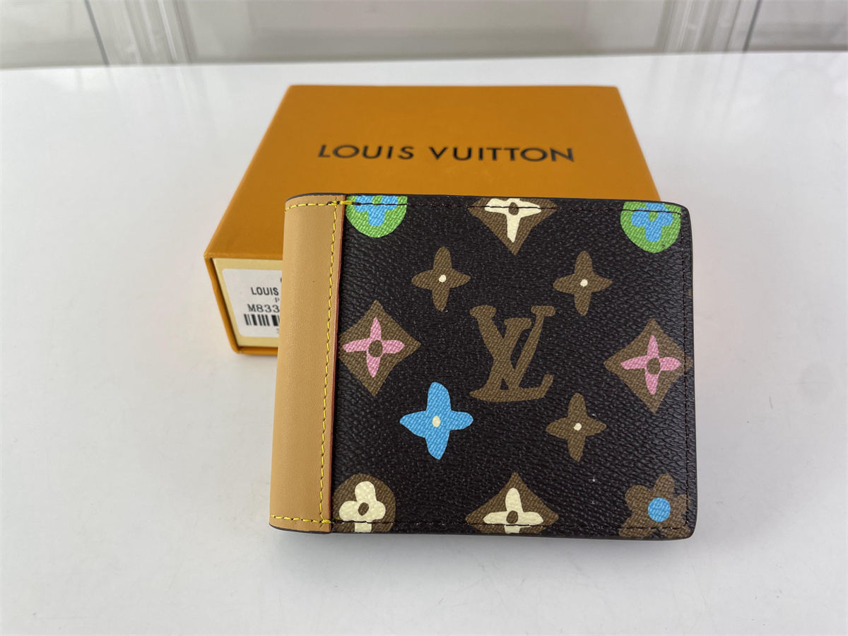 LV Louis Vuitton Monogram Craggy Brown LOGOs wallet, ( 11.5 x 9 x 1.5cm)