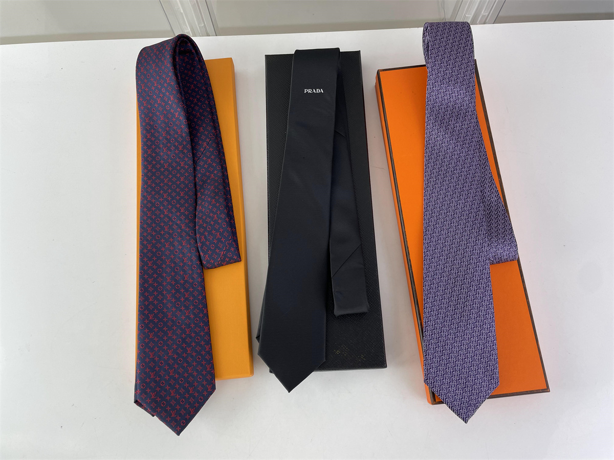 LV Hermes Prada Necktie, (price for each piece)