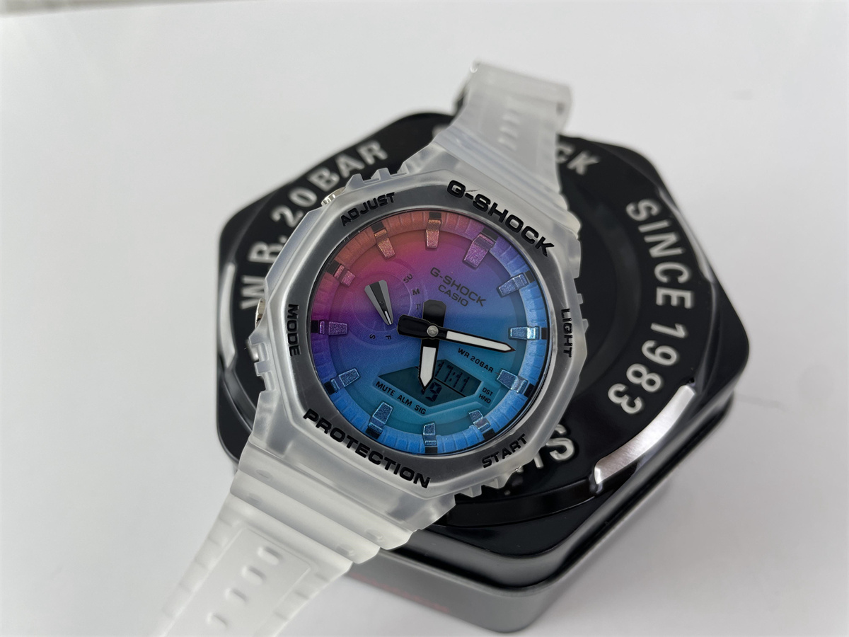 Casio G-Shock colorful Transparent electronic watch