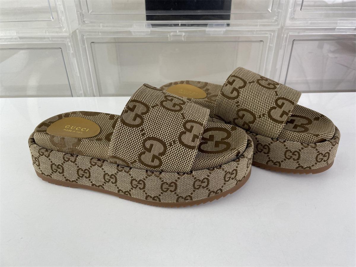 GUCCI Lady's Brown slipper with high Heel, (EU36-41)