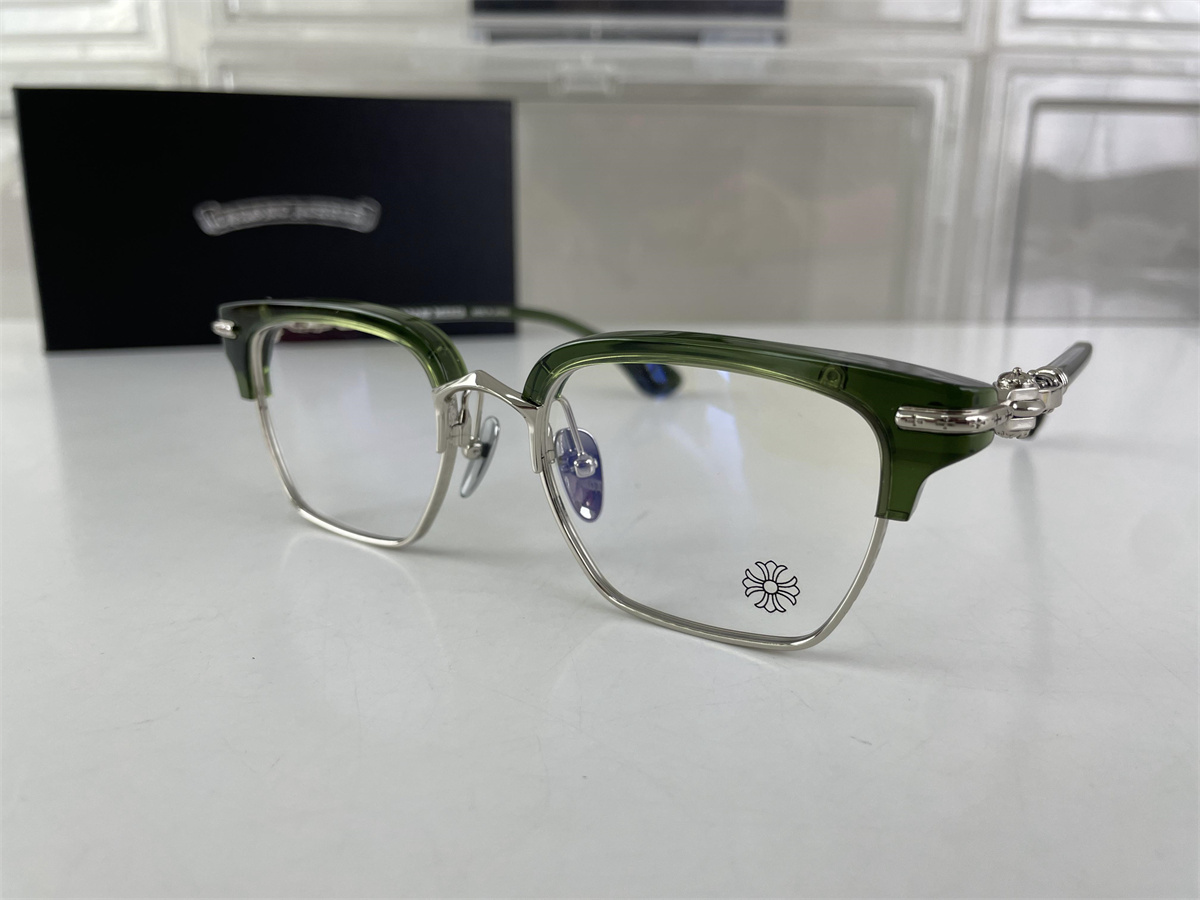 Chrome Heart Green Sunglasses with Green legs